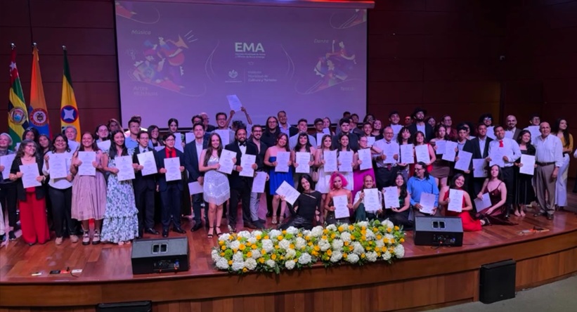 ¡El talento se gradúa! La EMA entrega a Bucaramanga 70 nuevos embajadores del arte y la cultura